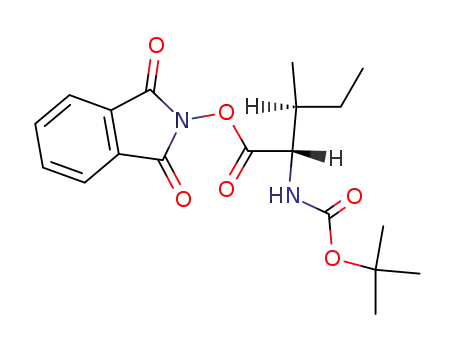 (2S,3S)-2-tert-Butoxycarbonylamino-3-methyl-pentanoic acid 1,3-dioxo-1,3-dihydro-isoindol-2-yl ester
