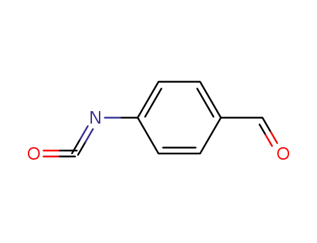 Molecular Structure of 111616-43-4 (Benzaldehyde, 4-isocyanato- (9CI))