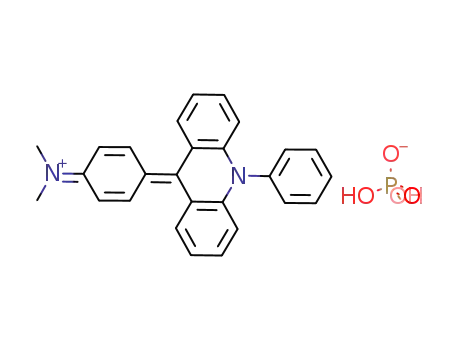 9-<(4-dimethylamino)phenyl>-10-phenylacridinium phosphate