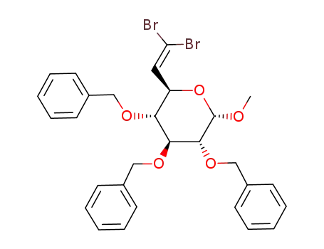 methyl 7,7-dibromo-6,7-dideoxy-2,3,4-tri-O-benzyl-α-D-gluco-hept-6-enopyranoside
