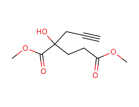 dimethyl 2-H-hydroxy-2-<2-(propynyl)>pentanedioate
