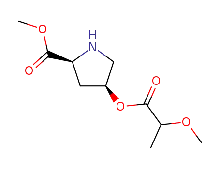 (2S,4S)-4-(2-Methoxy-propionyloxy)-pyrrolidine-2-carboxylic acid methyl ester