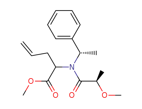2-[((R)-2-Methoxy-propionyl)-((S)-1-phenyl-ethyl)-amino]-pent-4-enoic acid methyl ester