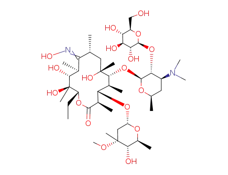 2'-[O-(β-D-glucopyranosyl)]erythromycin A oxime