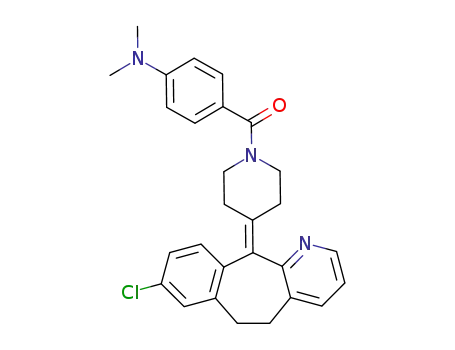 [4-(8-Chloro-5,6-dihydro-benzo[5,6]cyclohepta[1,2-b]pyridin-11-ylidene)-piperidin-1-yl]-(4-dimethylamino-phenyl)-methanone