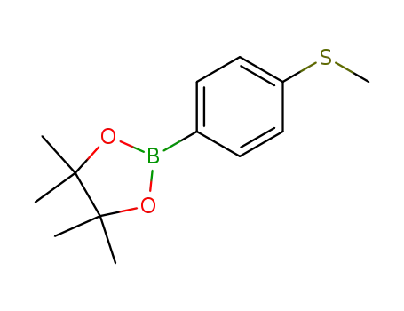4,4,5,5-tetramethyl-2-(4-methylsulfanylphenyl)-[1,3,2]-dioxaborolane