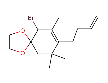 6-Bromo-8-but-3-enyl-7,9,9-trimethyl-1,4-dioxaspiro[4.5]dec-7-ene