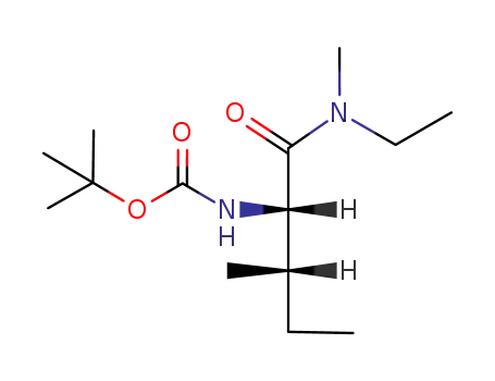 N-[N-(tert-butyloxycarbonyl)-L-isoleucyl]-N-ethyl-N-methylamine
