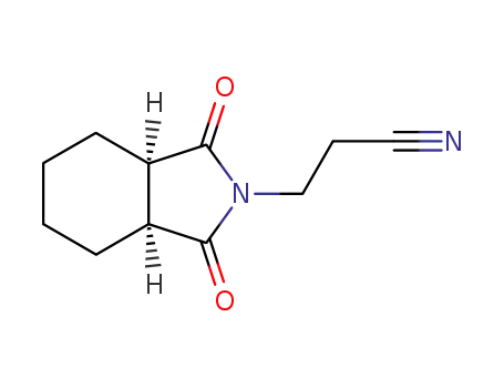 3-(1,3-dioxo-octahydroisoindol-2-yl)propionitrile