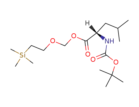 (S)-2-tert-Butoxycarbonylamino-4-methyl-pentanoic acid 2-trimethylsilanyl-ethoxymethyl ester