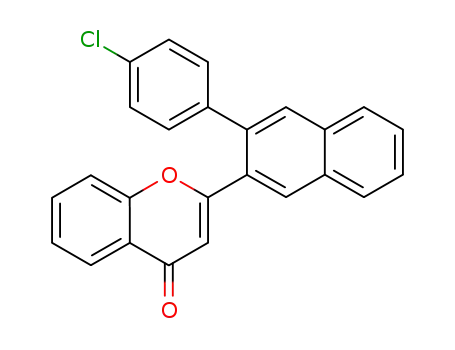 2-[3-(4-chlorophenyl)naphth-2-yl]chromone