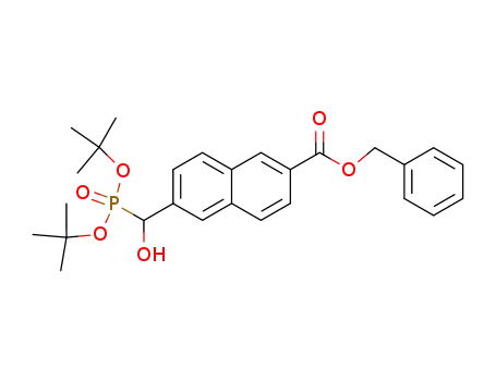 6-[(Di-tert-butoxy-phosphoryl)-hydroxy-methyl]-naphthalene-2-carboxylic acid benzyl ester