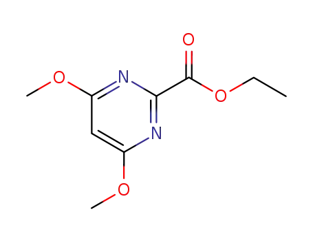 Molecular Structure of 128276-49-3 (Ethyl 4,6-dimethoxypyrimidine-2-carboxylate)
