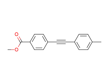 4-[2-(4-methylphenyl)ethynyl]benzoic acid methyl ester
