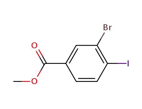 3-bromo-4-iodobenzoic acid methyl ester