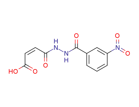 4-[N'-(3-nitro-benzoyl)-hydrazino]-4-oxo-but-2-enoic acid