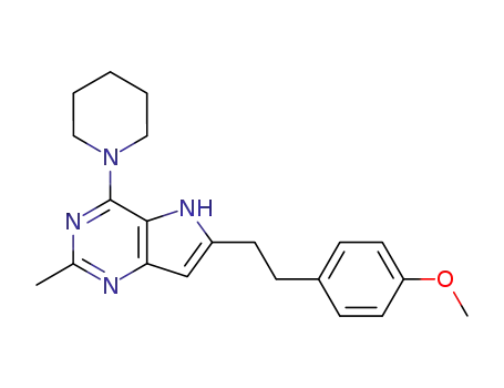 4-methoxy-1-[(2-methyl-4-piperidylpyrrolo[4,5-d]pyrimidin-6-yl)ethyl]benzene