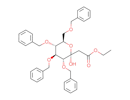 2-deoxy-4,5,6,8-tetra-O-benzyl-α-D-gluco-3,7-pyranoso-3-octulosonate