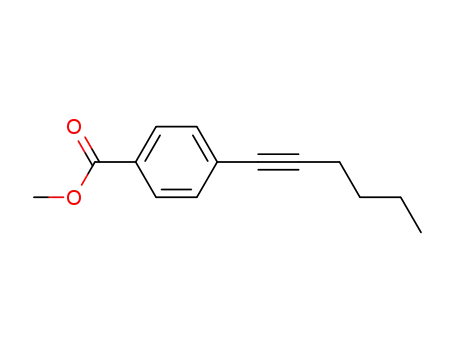 1-(4-methoxycarbonylphenyl)-1-hexyne