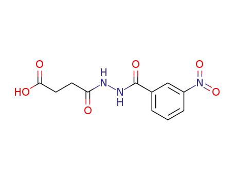 4-[N'-(3-nitro-benzoyl)-hydrazino]-4-oxo-butyric acid
