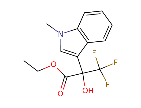 3,3,3-trifluoro-2-hydroxy-2-(1-methyl-indol-3-yl)-propionic acid ethyl ester