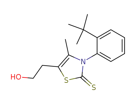 3-(2-tert-butylphenyl)-1,3-dihydro-5-(2-hydroxyethyl)-4-methyl-2H-thiazole-2-thione