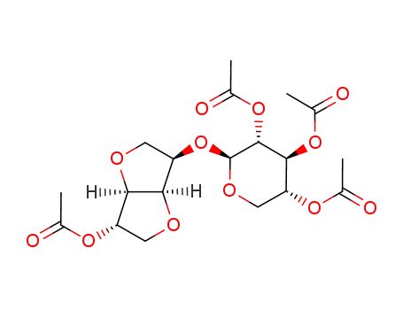 2-O-acetyl-5-O-(2,3,4-tri-O-acetyl-β-D-xylopyranosyl)isosorbide