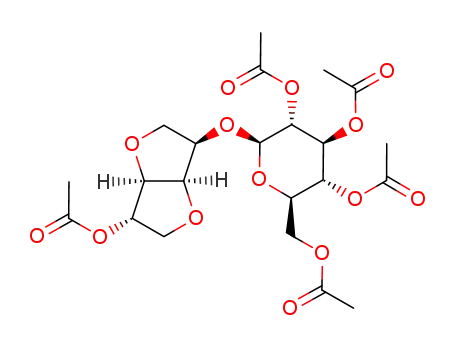 2-O-acetyl-5-O-(2,3,4,6-tetra-O-acetyl-β-D-glucopyranosyl)isosorbide