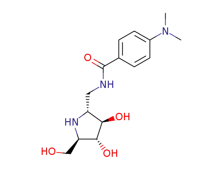 1-(4-dimethylamino)benzoylamino-1,2,5-trideoxy-2,5-imino-D-mannitol