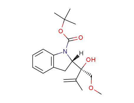 (S)-2-((S)-1-Hydroxy-1-methoxymethyl-2-methyl-allyl)-2,3-dihydro-indole-1-carboxylic acid tert-butyl ester