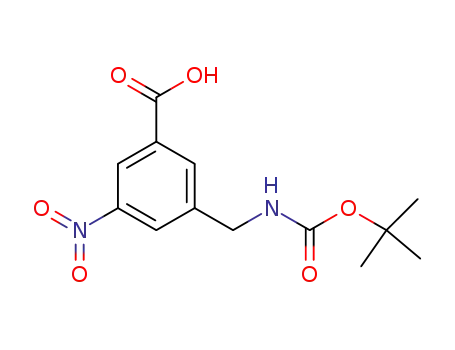 3-[(tert-butyloxycarbonyl)aminomethyl]-5-nitrobenzoic acid