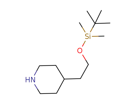 4-(2-{[tert-butyl(dimethyl)silyl]oxy}ethyl)piperidine