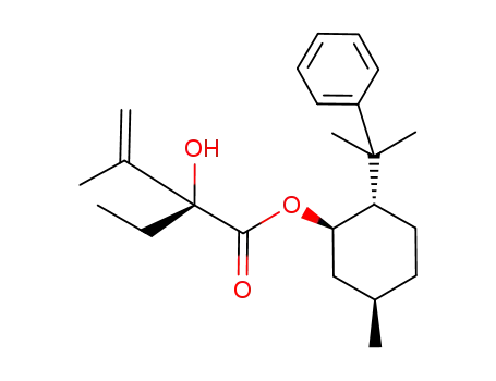 (2S)-2-ethyl-2-hydroxy-3-methyl-but-3-enoic acid (1R,2S,5R)-5-methyl-2-(1-methyl-1-phenyl-ethyl)-cyclohexyl ester