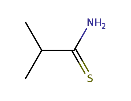 Molecular Structure of 13515-65-6 (2-Methylpropanethioamide)