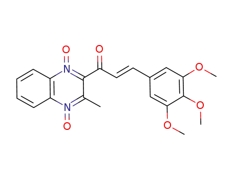 3-methyl-2-[3-(3,4,5-trimethoxyphenyl)-2-propenoyl]quinoxaline-1,4-dioxide