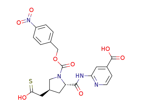 (2S,4S)-1-(4-nitrobenzyloxycarbonyl)-2-(4-carboxy-2-pyridylcarbamoyl)pyrrolidin-4-ylthioacetate