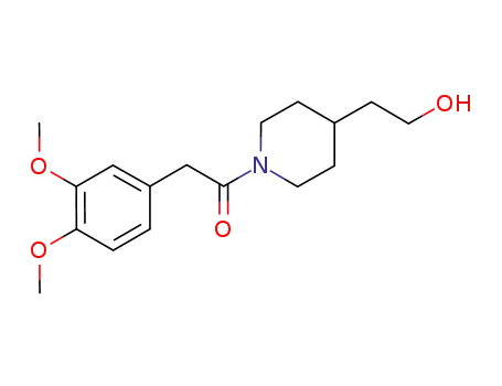 2-(3,4-dimethoxyphenyl)-1-[4-(2-hydroxyethyl)piperidin-1-yl]ethanone