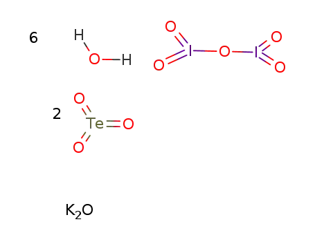 potassium iodic acid tellurate*6H2O