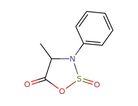 4-methyl-3-phenyl-2,5-dioxo-1,2,3-oxathiazolidine