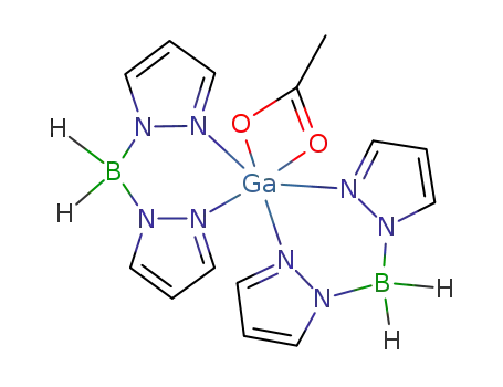 (acetato)bis{dihydrobis(1-pyrazolyl)borato}gallium(III)