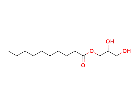 Molecular Structure of 2277-23-8 (Decanoic acid, 2,3-dihydroxypropyl ester)