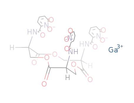 D-1,2-(1-hydroxy-2-oxopyridine-6-carboximide)bactin Ga(III)
