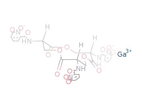 L-1,2-(1-hydroxy-2-oxopyridine-6-carboximide)bactin Ga(III)