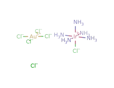 [Ir(NH3)5Cl](2+)*[AuCl4](1-)*Cl(1-)=[Ir(NH3)5Cl][AuCl4]Cl