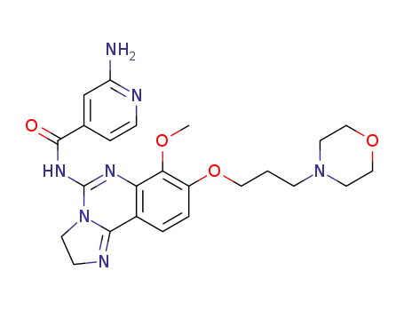 2-amino-N-{7-methoxy-8-[3-(morpholin-4-yl)propoxy]-2,3-dihydroimidazo[1,2-c]quinazolin-5-yl}isonicotinamide