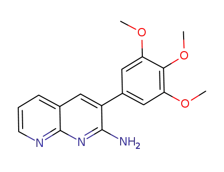 3-(2,3,4-trimethoxyphenyl)-[1,8]naphthyridin-2-ylamine