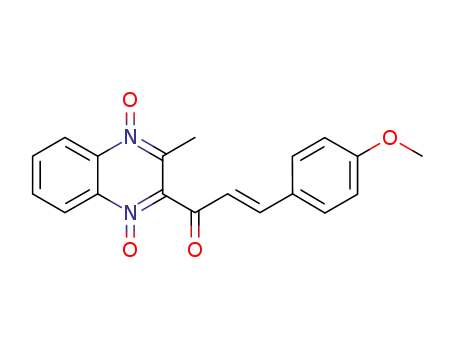 2-[3-(4-methoxyphenyl)-2-propenoyl]-3-methylquinoxaline-1,4-dioxide