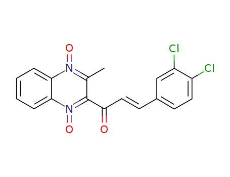 E-2-[3-(3,4-dichlorophenyl)-1-oxo-2-propenyl]-3-methylquinoxaline-1,4-dioxide
