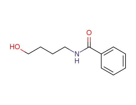 Molecular Structure of 102877-79-2 (Benzamide, N-(4-hydroxybutyl)-)