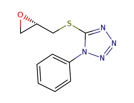 (S)-5-(oxiran-2-ylmethylthio)-1-phenyl-1H-tetrazole